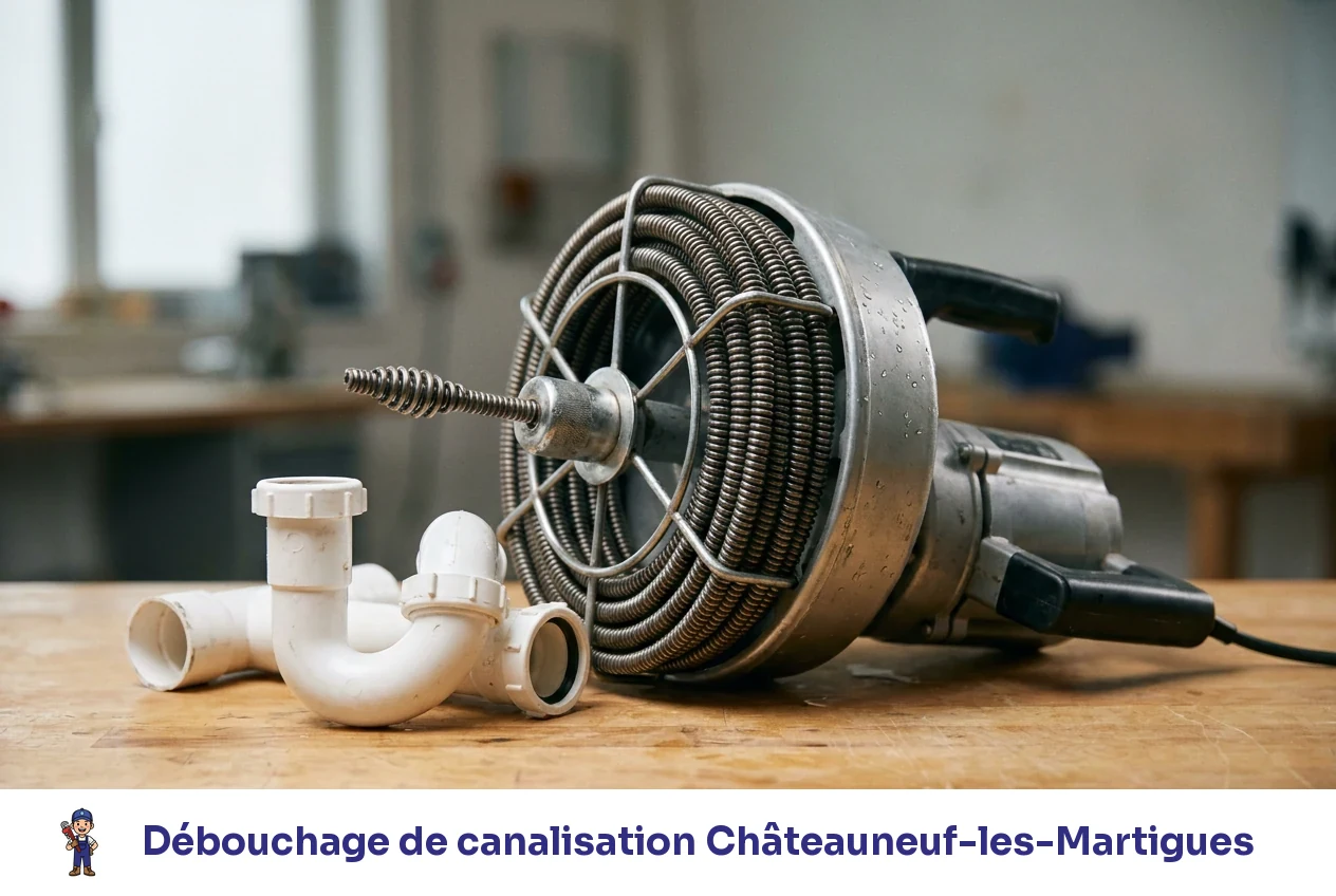 Débouchage de canalisation à Châteauneuf-les-Martigues
