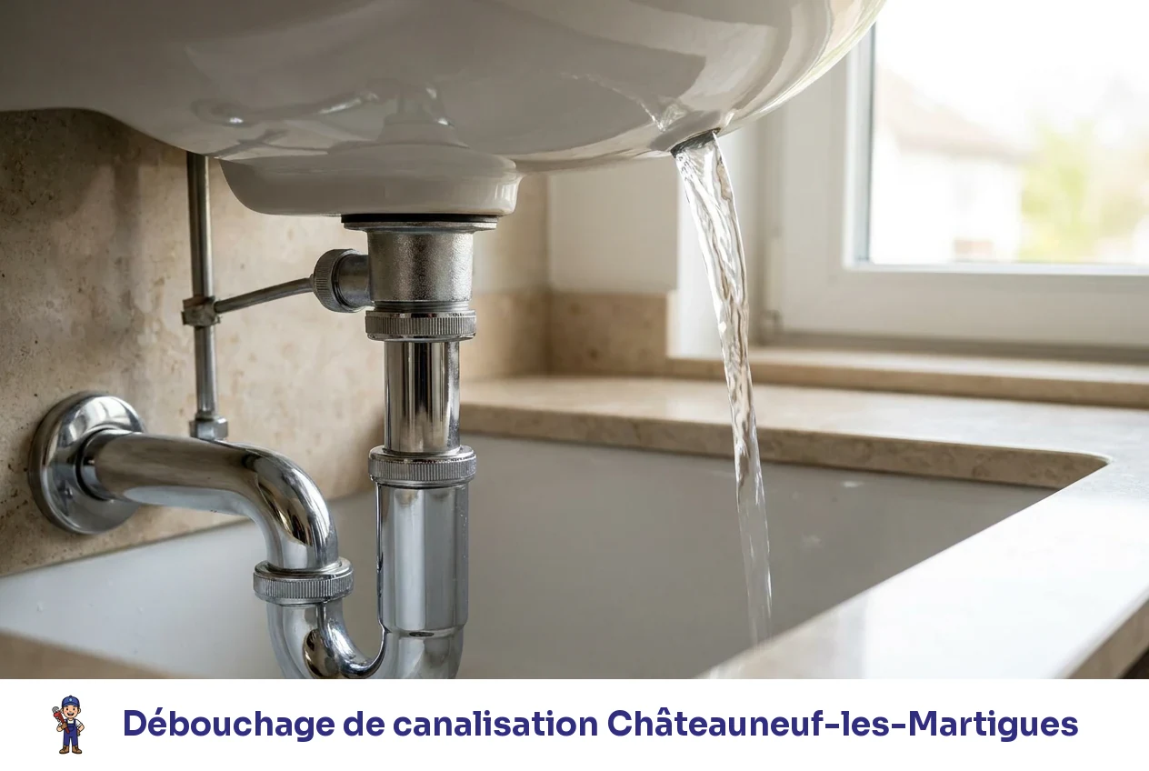 Débouchage de canalisation à Châteauneuf-les-Martigues