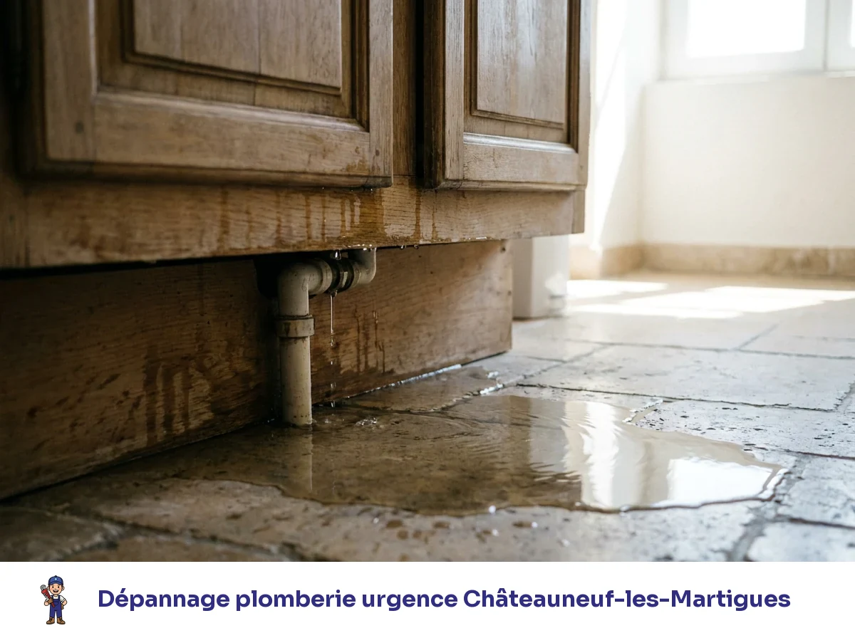 Dépannage plomberie urgence à Châteauneuf-les-Martigues