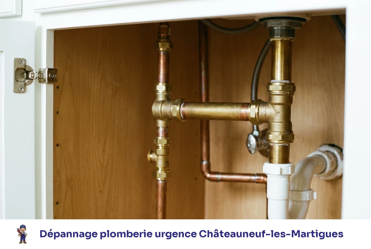 Dépannage plomberie urgence à Châteauneuf-les-Martigues