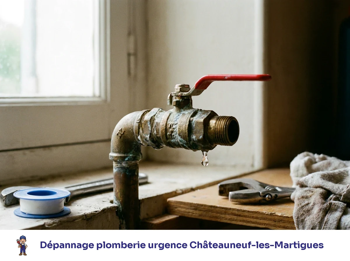 Dépannage plomberie urgence à Châteauneuf-les-Martigues