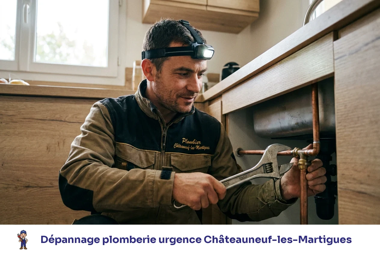 Dépannage plomberie urgence à Châteauneuf-les-Martigues