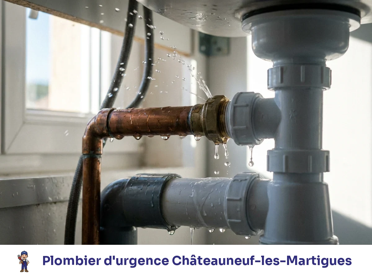 Plombier d'urgence à Châteauneuf-les-Martigues