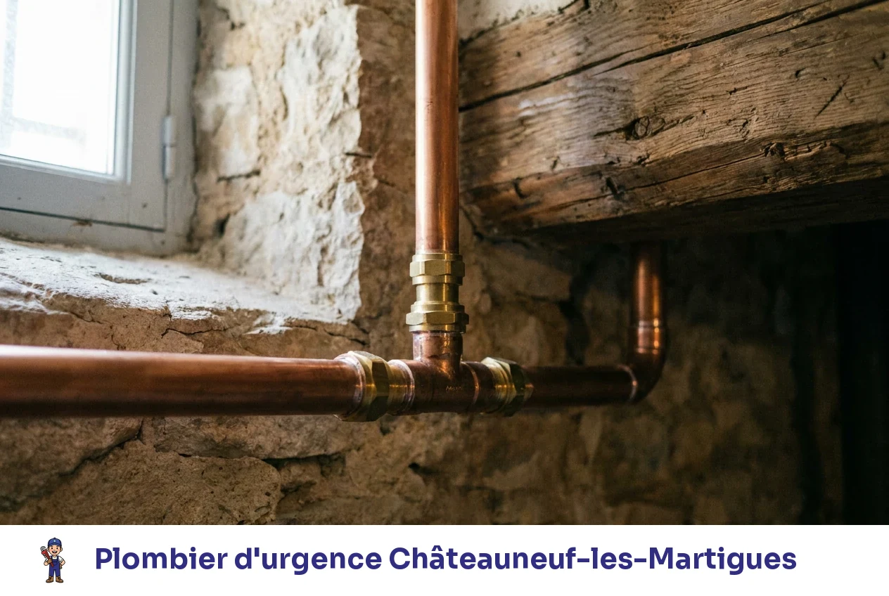 Plombier d'urgence à Châteauneuf-les-Martigues
