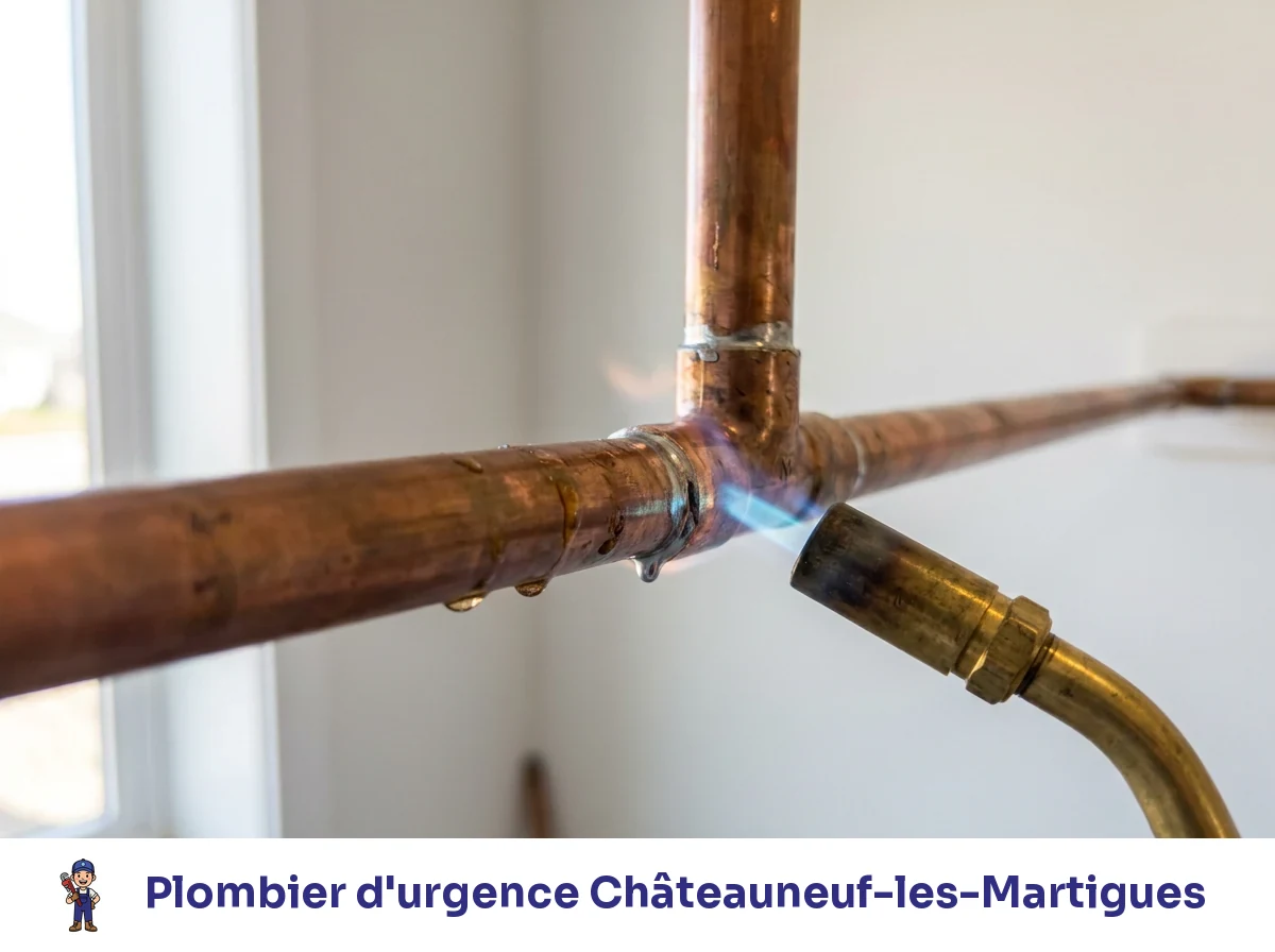 Plombier d'urgence à Châteauneuf-les-Martigues