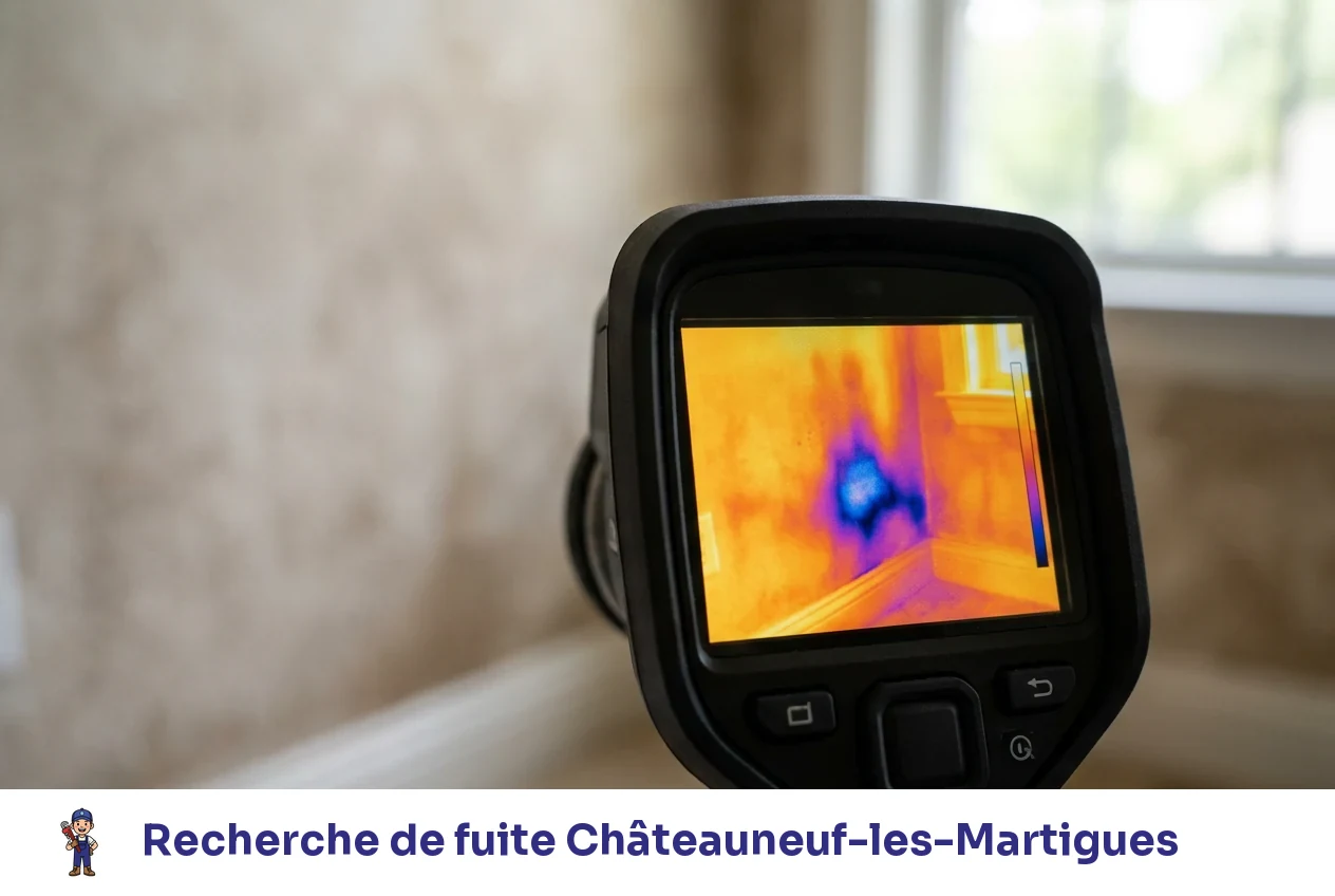 Recherche de fuite à Châteauneuf-les-Martigues