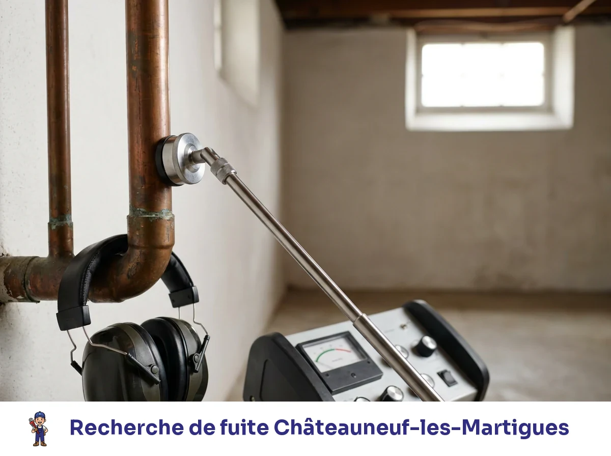 Recherche de fuite à Châteauneuf-les-Martigues