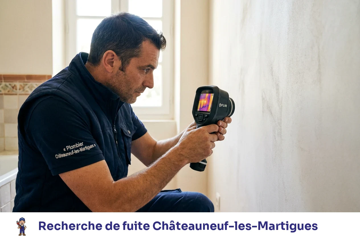 Recherche de fuite à Châteauneuf-les-Martigues