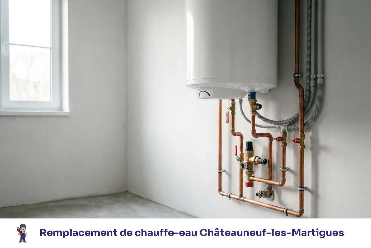 Remplacement de chauffe-eau à Châteauneuf-les-Martigues