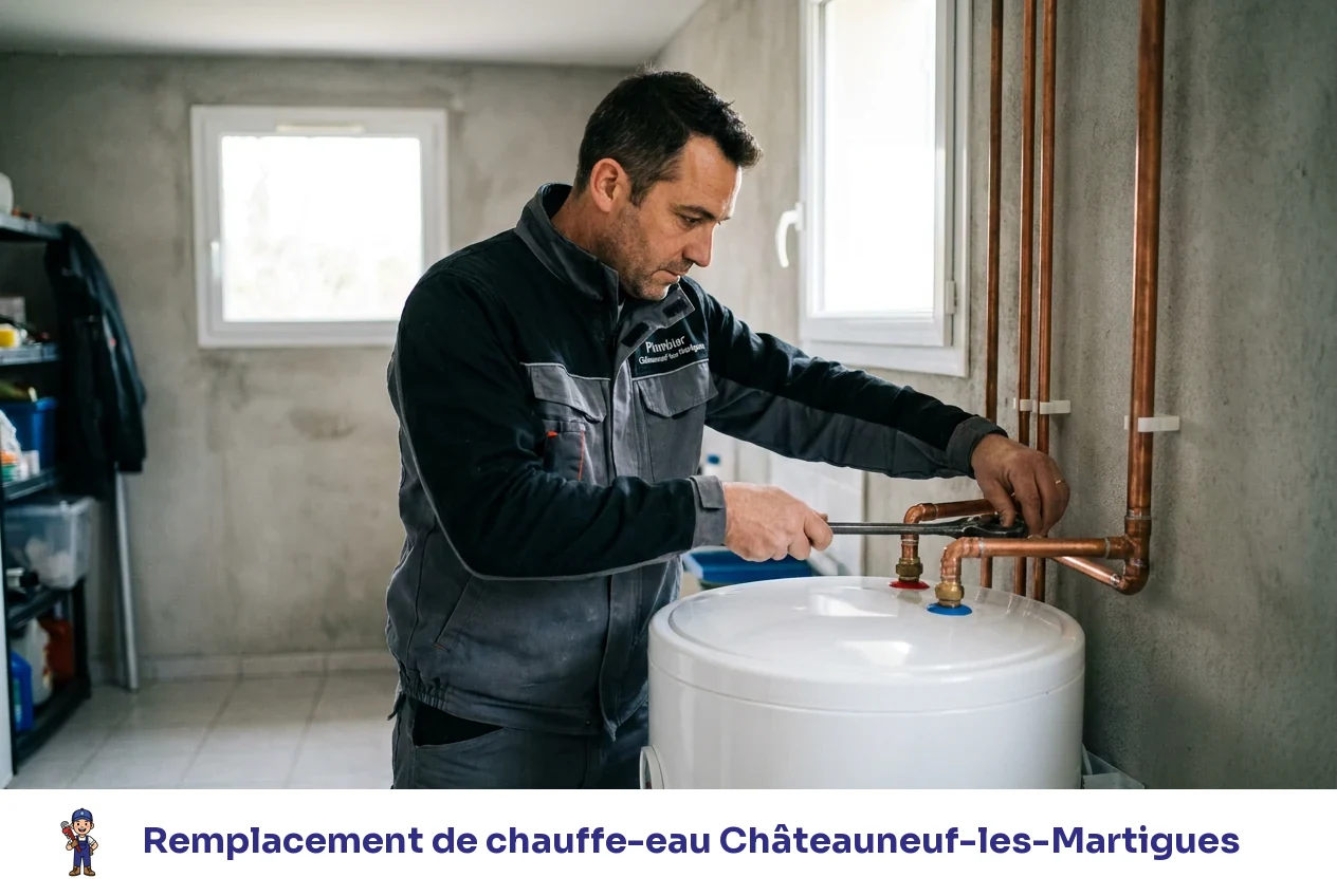 Remplacement de chauffe-eau à Châteauneuf-les-Martigues