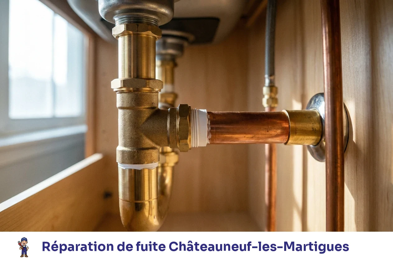 Réparation de fuite à Châteauneuf-les-Martigues