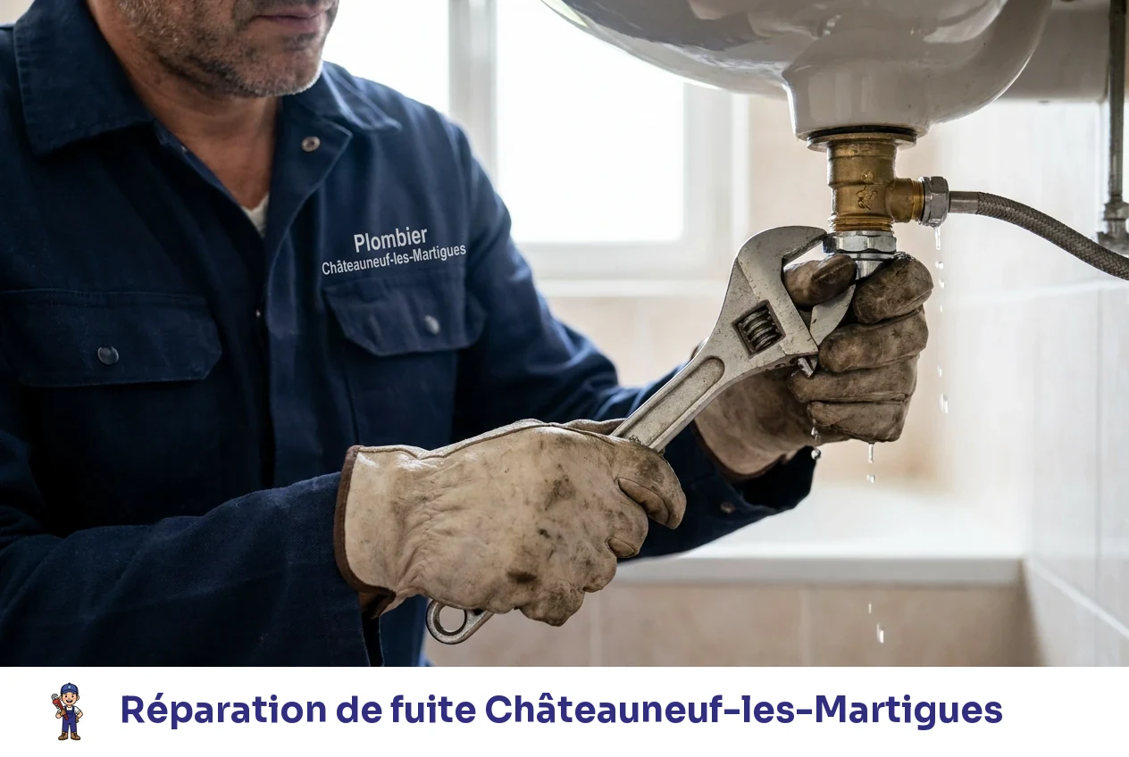 Réparation de fuite à Châteauneuf-les-Martigues